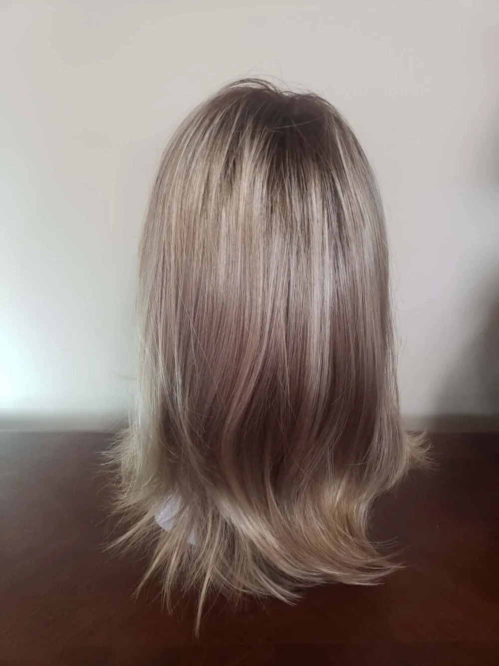 PAULA YOUNG JESSE Long Layered Blonde Rooted Wig w/ Bangs in Cali Blonde NEW